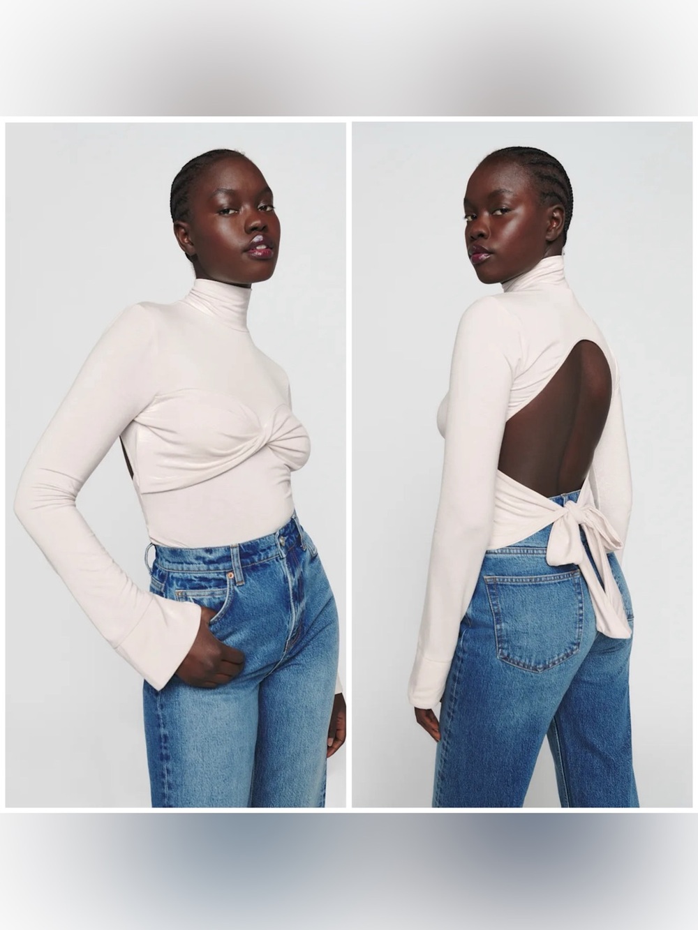 Reformation Zaire Knit Top Size M